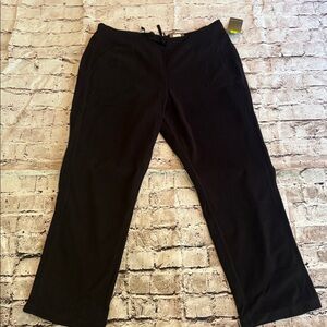 New! Tek Gear Dark Blue Navy Fleece Activewear Sweatpants Drawstring w Pockets